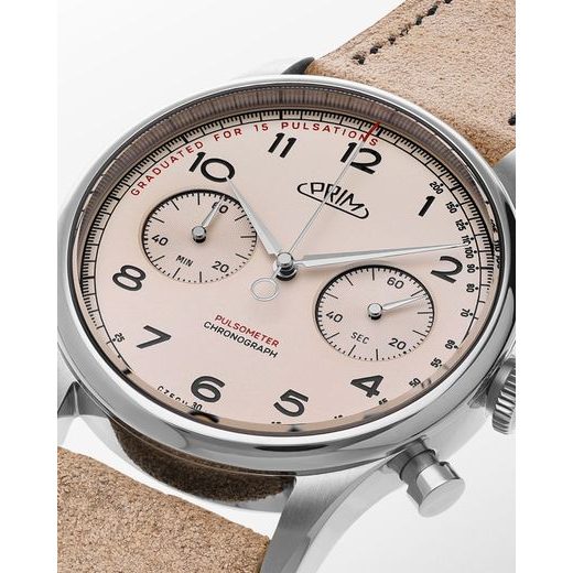PRIM JANSKÝ PULSOMETER CHRONOGRAPH 42 W01P.13282.A - QUARTZ - ZNAČKY
