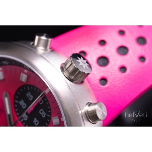 JUNGHANS 1972 COMPETITION PINK AUTOMATIC LIMITED EDITION 27/4406.00 - 1972 - ZNAČKY