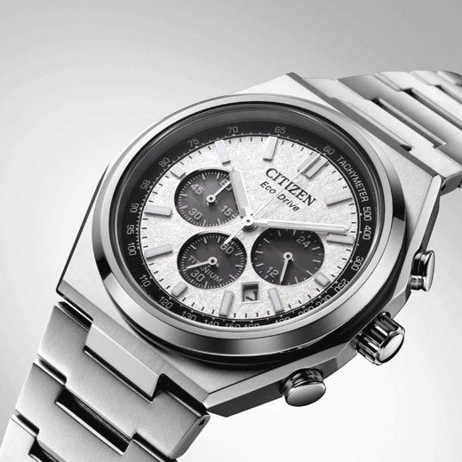 CITIZEN ECO-DRIVE SUPER TITANIUM CHRONO CA4610-85A - SUPER TITANIUM - ZNAČKY