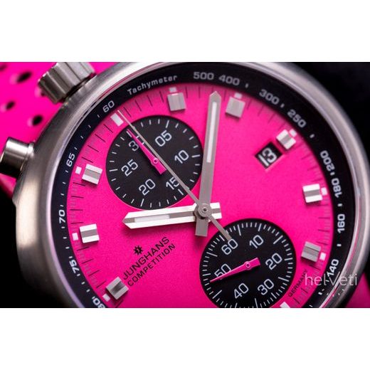 JUNGHANS 1972 COMPETITION PINK AUTOMATIC LIMITED EDITION 27/4406.00 - 1972 - ZNAČKY