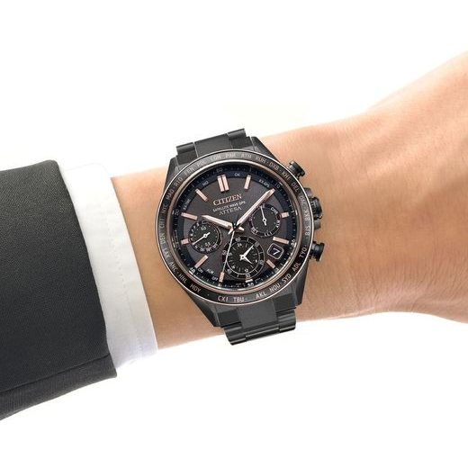 CITIZEN ATTESA SATELLITE WAVE GPS CC4074-61W - SUPER TITANIUM - ZNAČKY