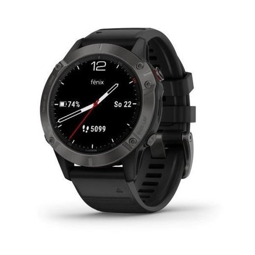 GARMIN FENIX6 PRO SAPPHIRE, GRAY/BLACK BAND (MAP/MUSIC) 010-02158-11 - ARCHÍV
