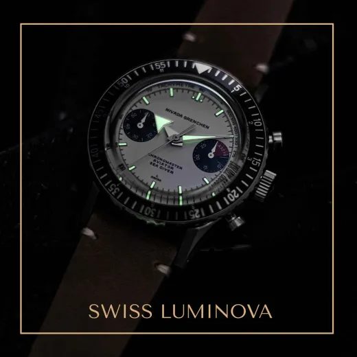 NIVADA GRENCHEN CHRONOMASTER WHITE PANDA MANUAL - CHRONOMASTER - ZNAČKY