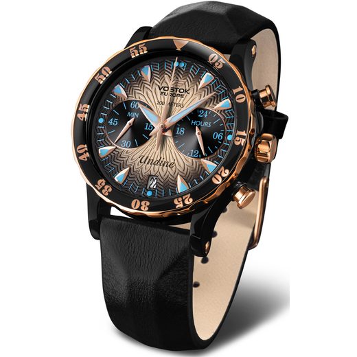 VOSTOK EUROPE UNDINE VK64-515E627 – ČIERNY GUMOVÝ REMIENOK - UNDINÉ - ZNAČKY