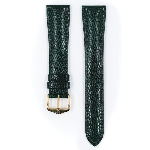 ŘEMÍNEK HIRSCH LONDON 1 LIZARD - ZELENÝ, LESK - REMIENKY - OSTATNÉ