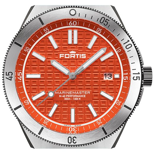 FORTIS MARINEMASTER M-40 AMBER ORANGE F8120024 - MARINEMASTER - ZNAČKY