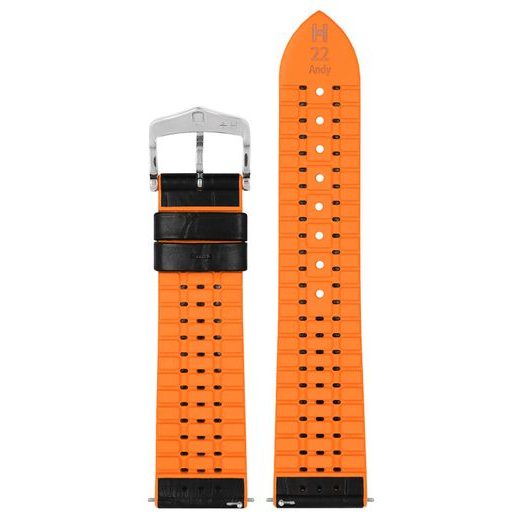 REMIENOK HIRSCH ANDY 2 - ČIERNO-ORANŽOVÝ - REMIENKY - OSTATNÉ