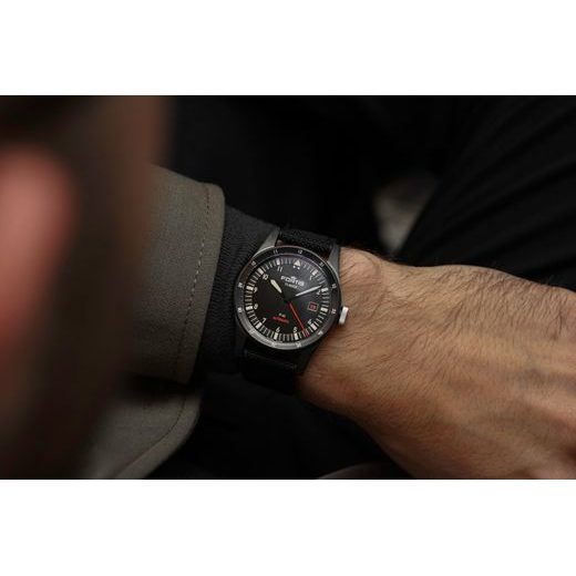 FORTIS FLIEGER F-41 WERK 7 MISSION BLACK LIMITED EDITION F4220030 - FLIEGER - ZNAČKY