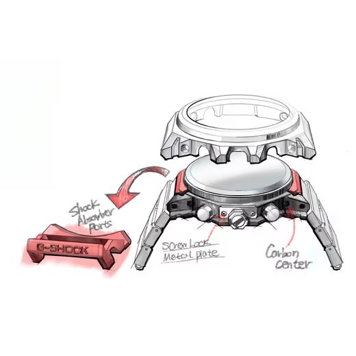 CASIO G-SHOCK G-STEEL GST-B1000D-3AER - G-STEEL - ZNAČKY