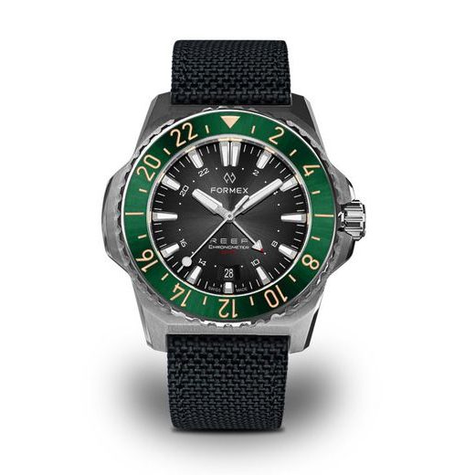 FORMEX REEF GMT AUTOMATIC CHRONOMETER BLACK DIAL WITH RED GMT - REEF - ZNAČKY