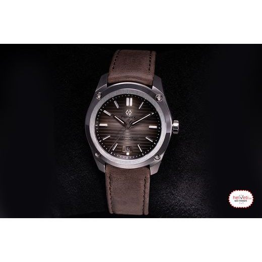 FORMEX ESSENCE THIRTYNINE AUTOMATIC CHRONOMETER DEGRADE BROWN NAPA LEATHER STRAP - ESSENCE - ZNAČKY