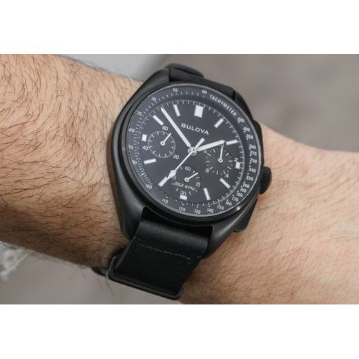 BULOVA 98A186 SPECIAL EDITION LUNAR PILOT CHRONOGRAPH WATCH - ARCHÍV