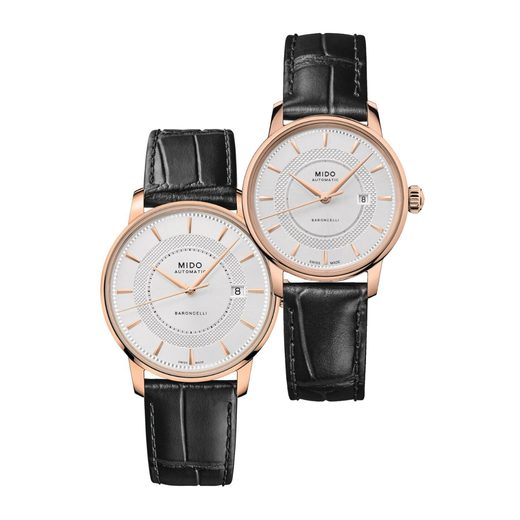 SET MIDO BARONCELLI SIGNATURE M037.407.36.031.01 A M037.207.36.031.01 - HODINKY PRE PÁRY - HODINKY