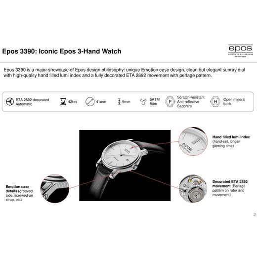 EPOS EMOTION 3390.152.20.10.25 - TIMELESS - ZNAČKY