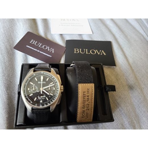 REMIENOK BULOVA LUNAR PILOT STP96B251NATO - REMIENKY - OSTATNÉ