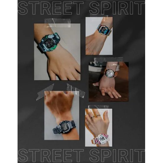 HODINKY CASIO G-SHOCK GA-110SS-1AER ZO SÉRIE STREET SPIRIT - G-SHOCK - ZNAČKY