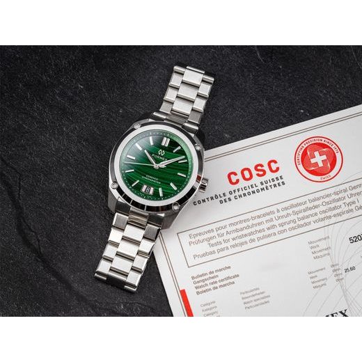 FORMEX ESSENCE THIRTYNINE AUTOMATIC CHRONOMETER MALACHITE - ESSENCE - ZNAČKY