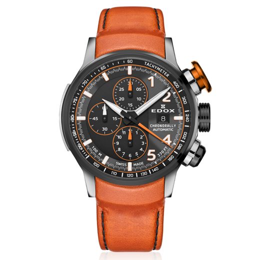 EDOX CHRONORALLY AUTOMATIC CHRONOGRAPH 01129-TGNOCO-GNO - CHRONORALLY - ZNAČKY