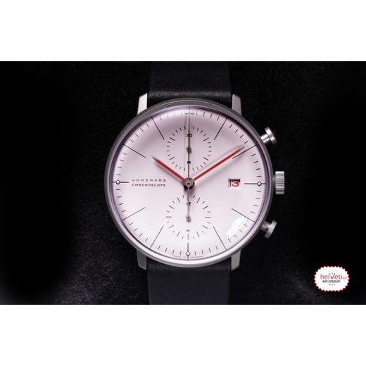 JUNGHANS MAX BILL CHRONOSCOPE BAUHAUS 27/4303.02 - MAX BILL CHRONOSCOPE - ZNAČKY