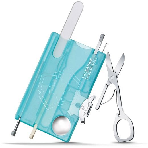 VICTORINOX SWISSCARD NAILCARE ICE-BLUE TRANSLUCENT - VRECKOVÉ NOŽE - OSTATNÉ