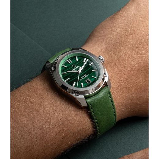 FORMEX ESSENCE FORTYONE AUTOMATIC CHRONOMETER MALACHITE STEEL BRACELET 0334.1.6690.100 - ESSENCE - ZNAČKY