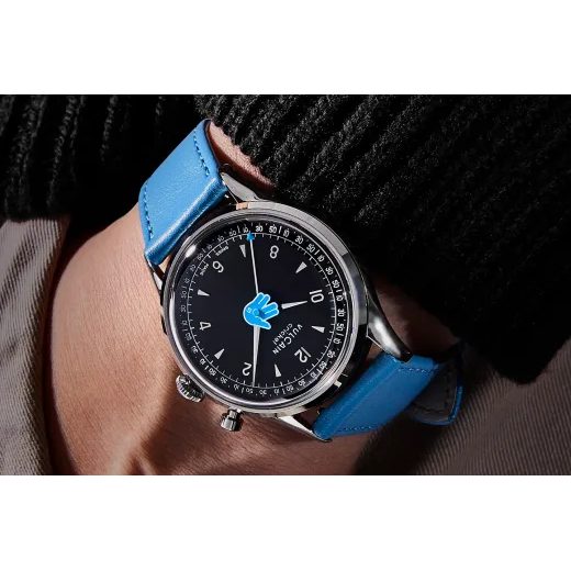 VULCAIN CRICKET SALUTE 39 MM BLUE - ARCHÍV