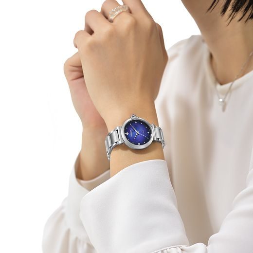 CITIZEN L ECO-DRIVE UNITE WITH BLUE LIMITED EDITION EM1060-87L - ELEGANT - ZNAČKY