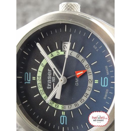 TRASER AURORA GMT BLUE - OCEĽ - CLASSIC - ZNAČKY