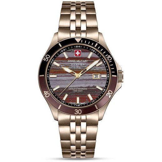 SWISS MILITARY HANOWA FLAGSHIP TIGER IRON SMWGH0008310 - FLAGSHIP - ZNAČKY