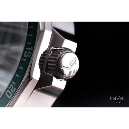 VOSTOK EUROPE N-1 ROCKET AUTOMATIC LINE NH35-225A710 – ZELENÝ GUMOVÝ REMIENOK - ROCKET N-1 - ZNAČKY