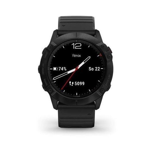 GARMIN FENIX6X PRO GLASS, BLACK/BLACK BAND (MAP/MUSIC) 010-02157-01 - ARCHÍV