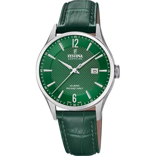 FESTINA SWISS MADE GREEN 20007/5 - SWISS MADE - ZNAČKY