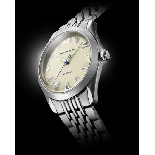 NIVADA GRENCHEN ANTARCTIC 38 MM - EGGSHELL BEIGE LUMINOVA - ANTARCTIC - ZNAČKY