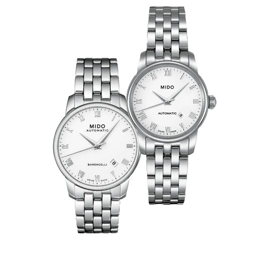 SET MIDO BARONCELLI M8600.4.26.1 A M7600.4.26.1 - HODINKY PRE PÁRY - HODINKY