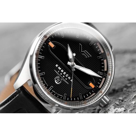 VOSTOK EUROPE LIMITOVANÁ EDÍCIA EMBÉČKA AUTOMATIC LINE NH35-325A498 – HNEDÝ KOŽENÝ REMIENOK - EMBÉČKA - ZNAČKY
