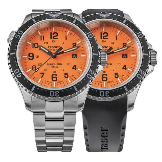 TRASER P67 SUPERSUB ORANGE SET OCEĽ A GUMA - HERITAGE - ZNAČKY