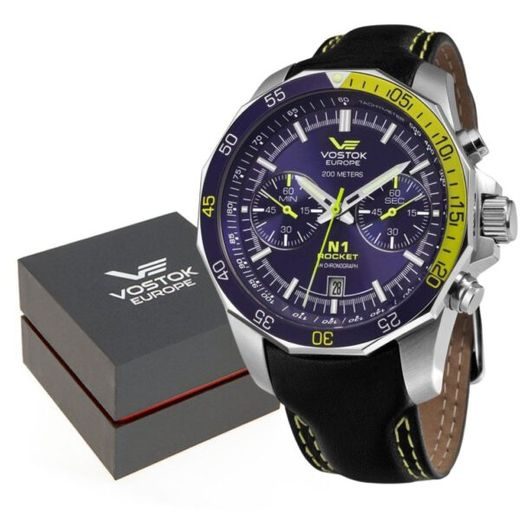VOSTOK EUROPE N-1 ROCKET CHRONO LINE 6S21/2255253 - VOSTOK EUROPE - ZNAČKY