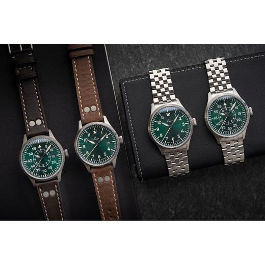 LACO FLIEGER STUTTGART PRO GRÜN 40 HANDWINDING - FLIEGER PRO - ZNAČKY
