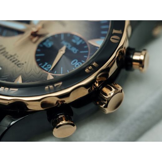 VOSTOK EUROPE UNDINE VK64-515E627 – ČIERNY OCEĽOVÝ NÁRAMOK - UNDINÉ - ZNAČKY