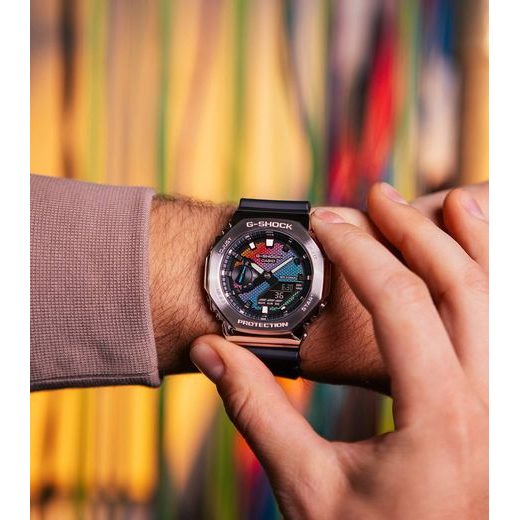 CASIO G-SHOCK GM-2100RW-1AER RAINBOW BRICK WALL SERIES - CASIOAK - ZNAČKY