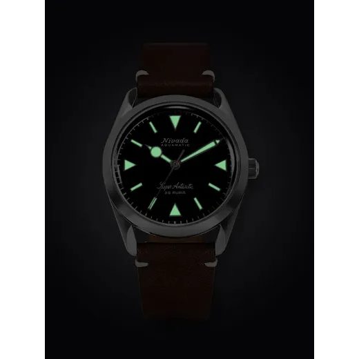 NIVADA GRENCHEN SUPER ANTARCTIC 35 MM - BLACK BEIGE LUMINOVA - ANTARCTIC - ZNAČKY