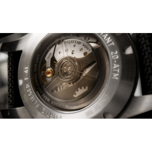 FORTIS FLIEGER F-39 WERK 7 MISSION BLACK LIMITED EDITION F4220028 - FLIEGER - ZNAČKY