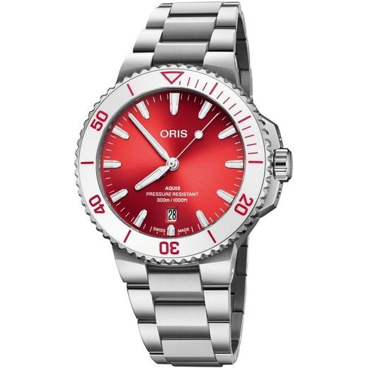 ORIS AQUIS DATE TASTE OF SUMMER 41,5 MM 01 733 7787 4138-07 8 22 04PEB - AQUIS - ZNAČKY