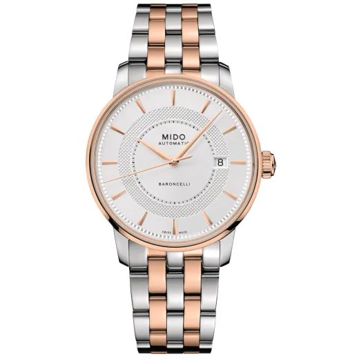 SET MIDO BARONCELLI SIGNATURE M037.407.22.031.01 A M037.207.22.036.01 - HODINKY PRE PÁRY - HODINKY