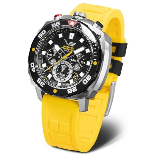 VOSTOK EUROPE SYSTEMA PERIODICUM SULPHUR VK67-650E725 - SYSTEMA PERIODICUM - ZNAČKY