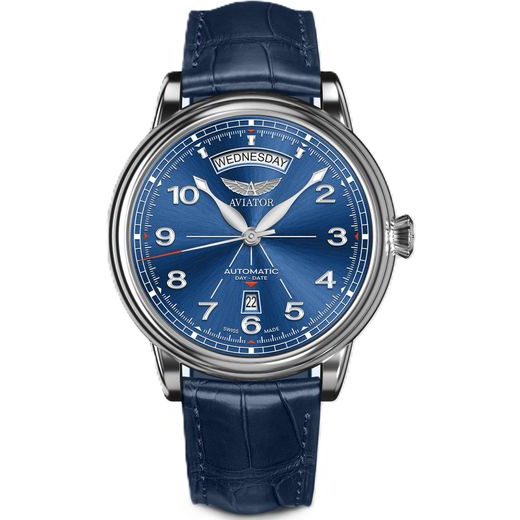 AVIATOR DOUGLAS DAY-DATE 45 AUTOMATIC V.3.44.0.401.4 - DOUGLAS DAY-DATE - ZNAČKY