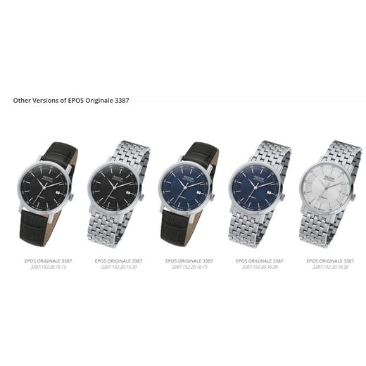 EPOS ORIGINALE 3387.152.20.15.15 - TIMELESS - ZNAČKY