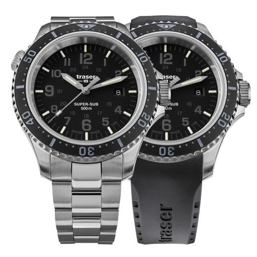 TRASER P67 SUPERSUB BLACK SET OCEĽ A GUMA - HERITAGE - ZNAČKY