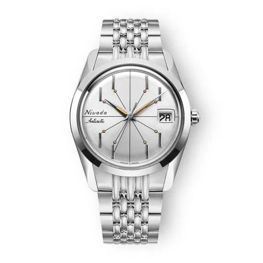 NIVADA GRENCHEN ANTARCTIC SPIDER SILVER 35 MM - ANTARCTIC - ZNAČKY