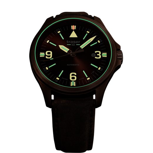 TRASER P67 OFFICER PRO AUTOMATIC BRONZE BROWN KOŽA - HERITAGE - ZNAČKY